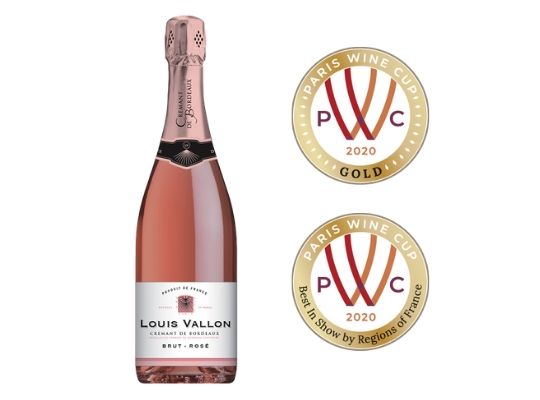 Louis Vallon Crémant de Bordeaux Rosé Dry