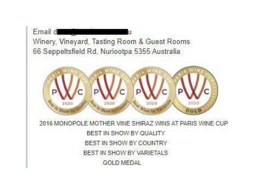 Email Signature featuring Paris Wine Cup